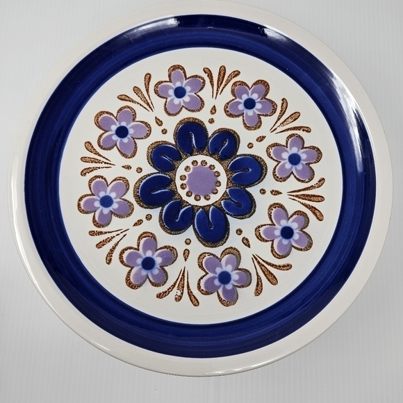 Mikasa Nightfall Chop Plate 12" Cera Stone D1551 Vintage Round Platter (flaw) - Picture 7 of 8